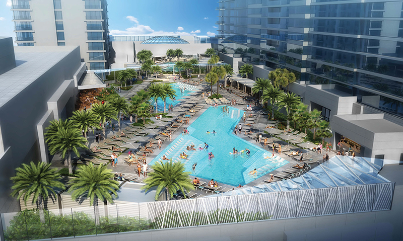 The Seminole Hard Rock Resort & Casino in Tampa will add three lavish outdoor swimming pools
