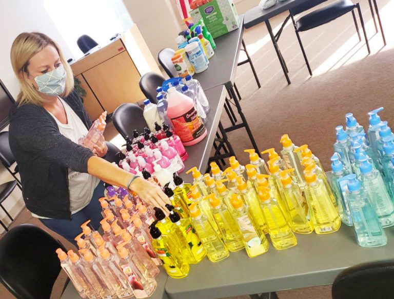 Drive-team-w-hand-sanitizer TMSG