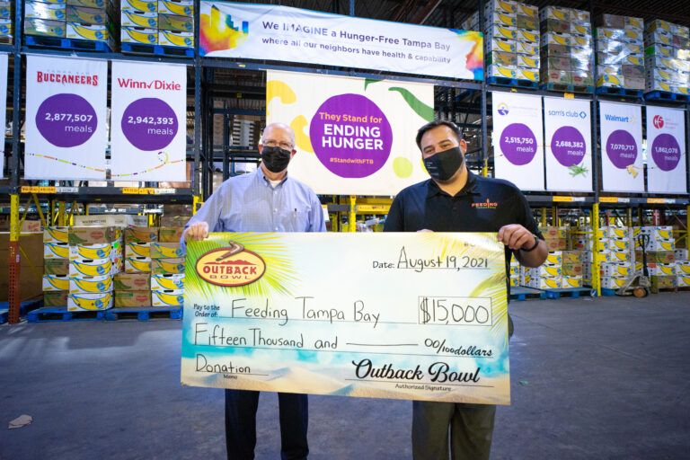 Outback Bowl FTB Check Donation 210819-2