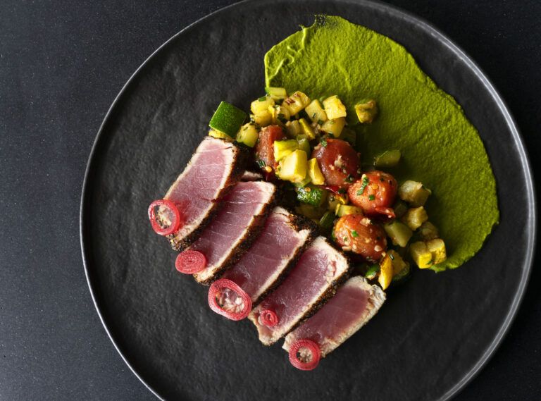 Pan Seared Bluefin Tuna IR