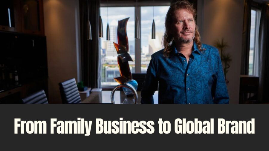 Rick Brandt stands in a Tampa office overlooking the skyline, reflecting on Brandt’s growth from a family business into a global company.