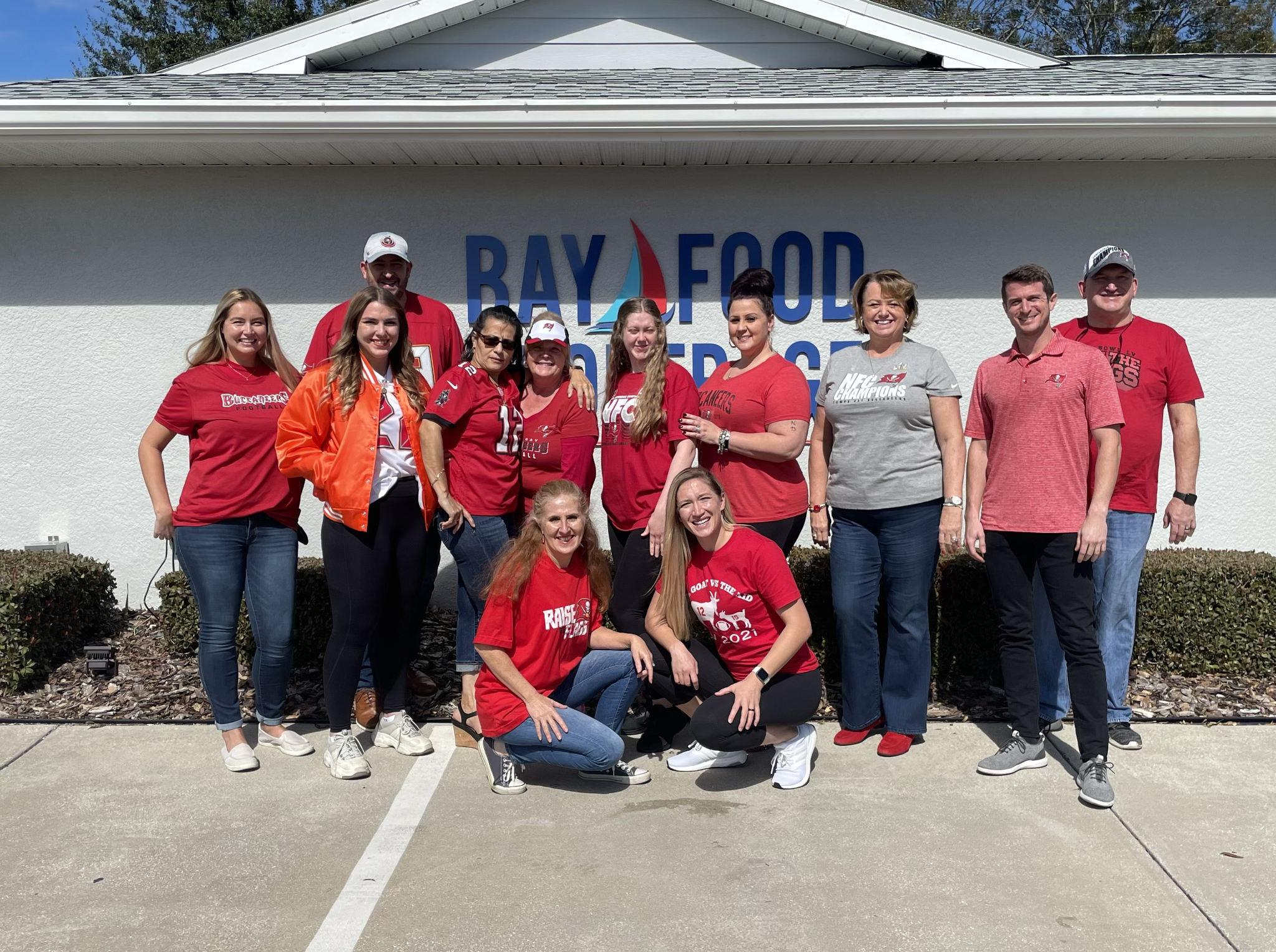 Tampa Bay Buccaneers Creamsicle Day at Armature Works