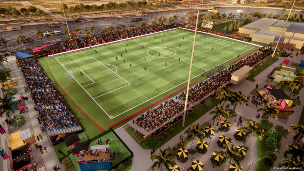 Conceptual Rendering 1 - source is Super League Tampa Bay