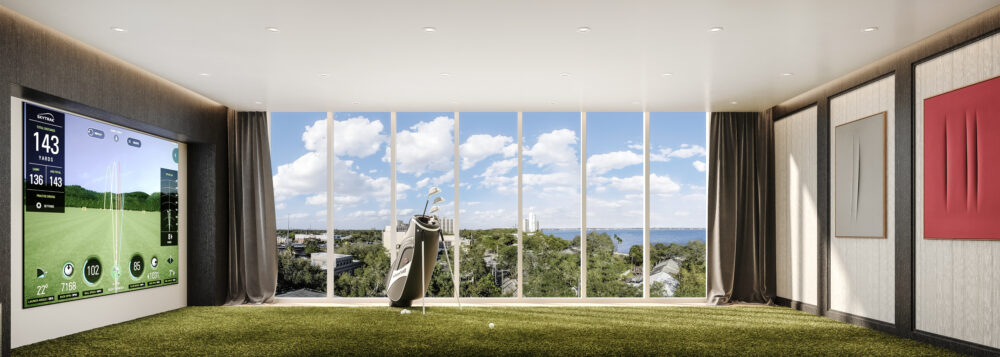 09 - Ritz Carlton Residences Tampa - Golf Simulator - R02B