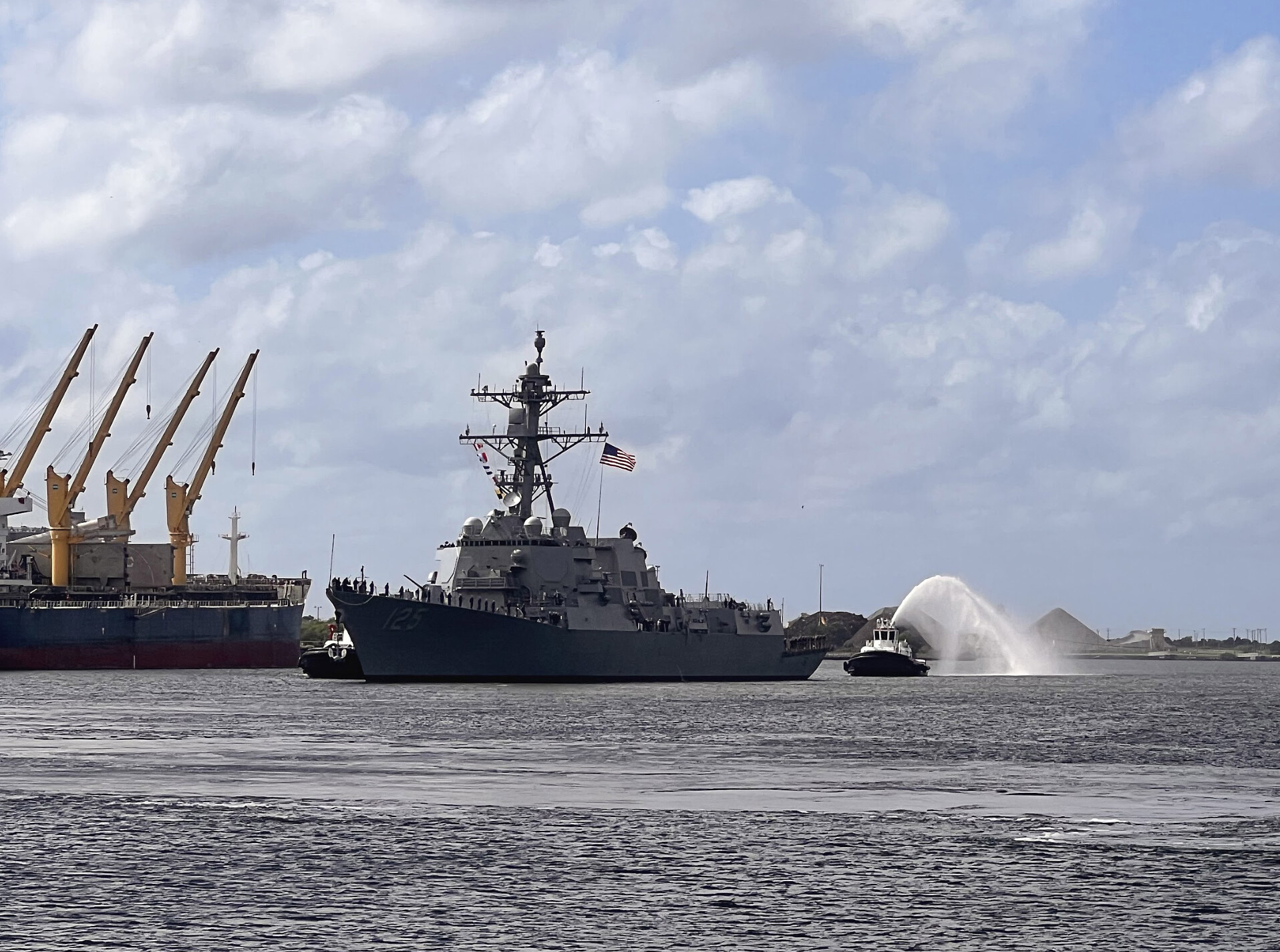 Port Tampa Bay celebrates the commissioning of the USS Jack H. Lucas ...