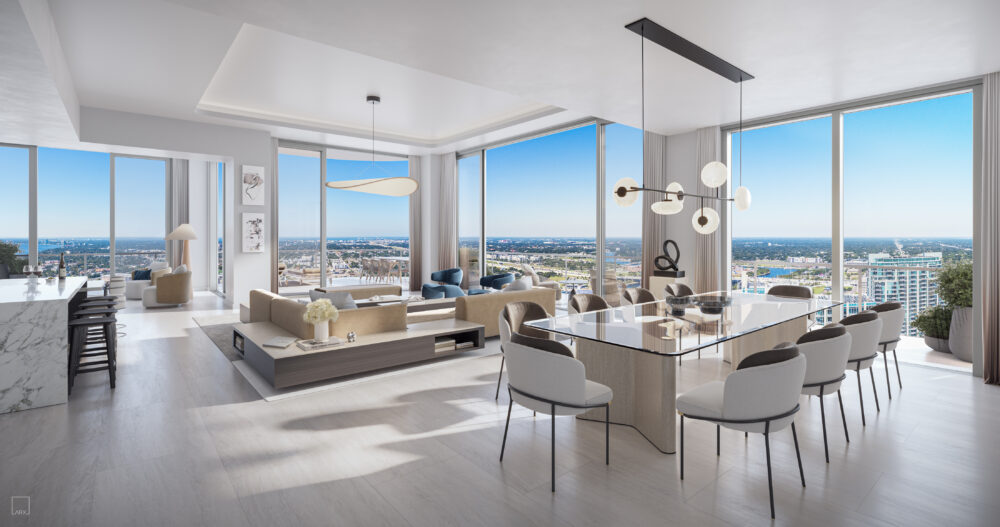 ONE Tampa Penthouse A Great Room