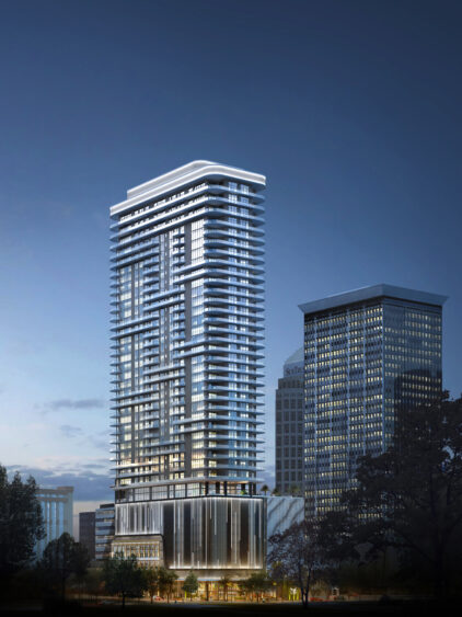 ONE Tampa_Full Building_Night