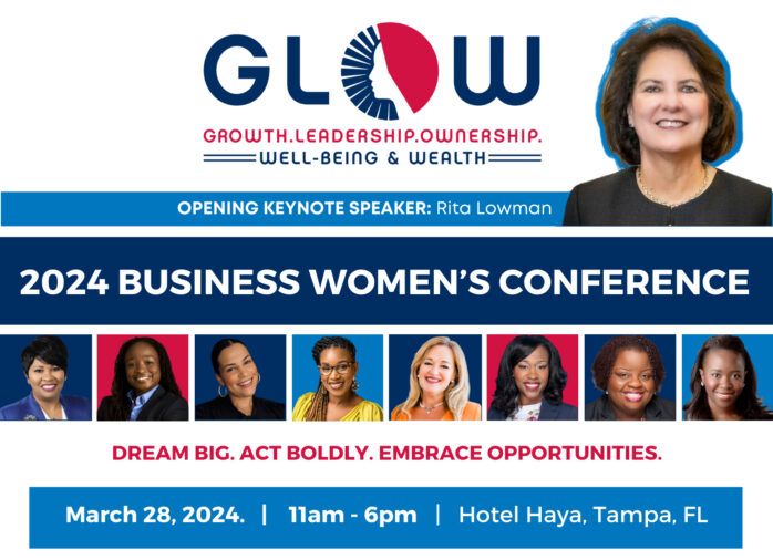 PROMO FLYER  with Speakers - 2024 Business Womens Conference - 1