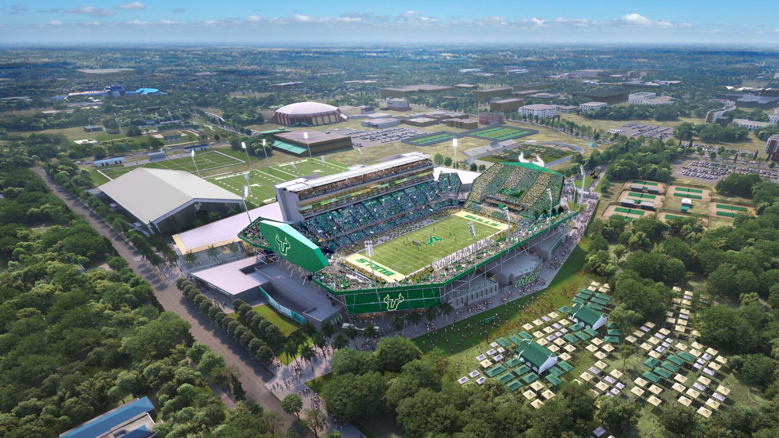 USF shares new on-campus stadium renderings - Tampa Bay Business & Wealth