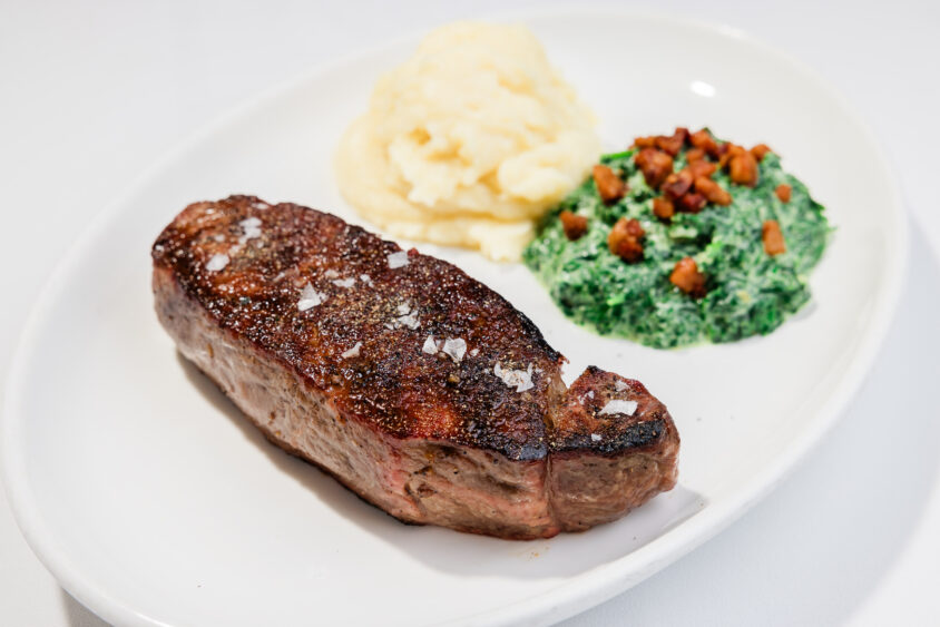 (1) Bern's Goldbelly Dry Aged Prime NY Strip Steak + Sides CreditPezzPhotos