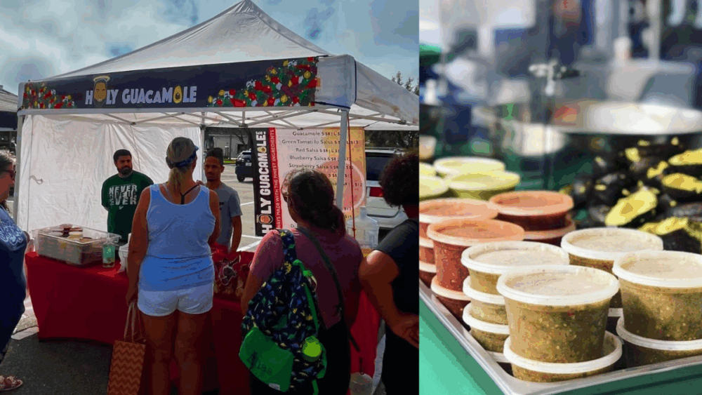 Joaquin’s Holy Guacamole draws crowds at Tampa Bay Markets events with fresh guacamole, ceviche and salsas made from scratch each week.