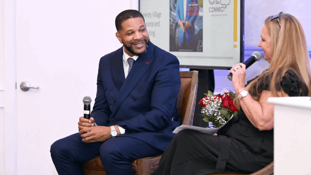 Gary Hartfield interviewed by Bridgette Bello at TBBW CEO Connect.