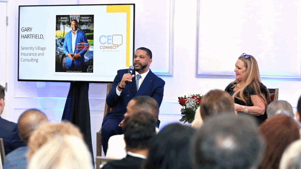 Bridgette Bello moderates CEO Connect featuring Gary Hartfield.