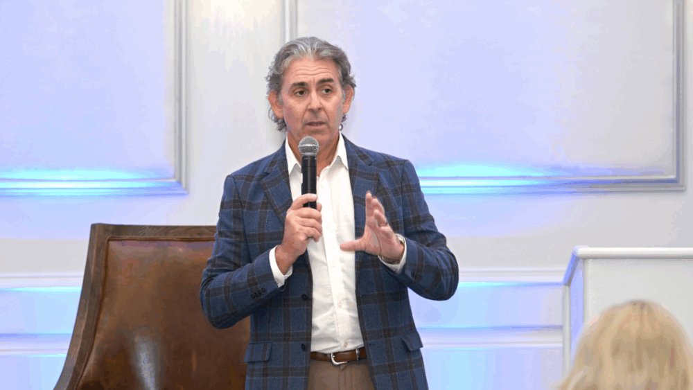 Jason Baker speaks at Tampa Bay Business & Wealth’s CEO Connect event on Tampa leadership.