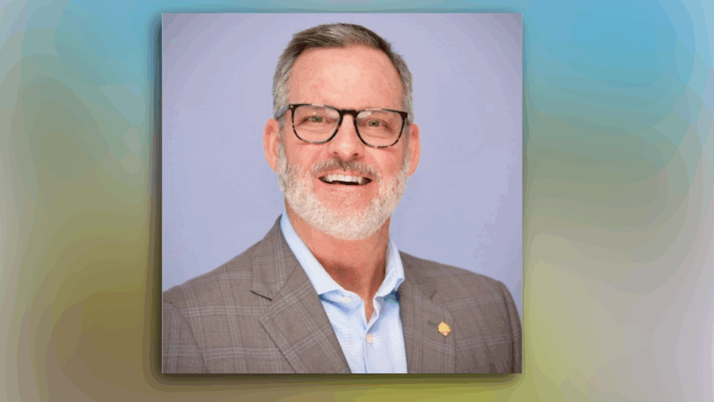 Portrait of David Jezek, president and CEO of the YMCA of Greater St. Petersburg, who is retiring after 42 years with the organization.