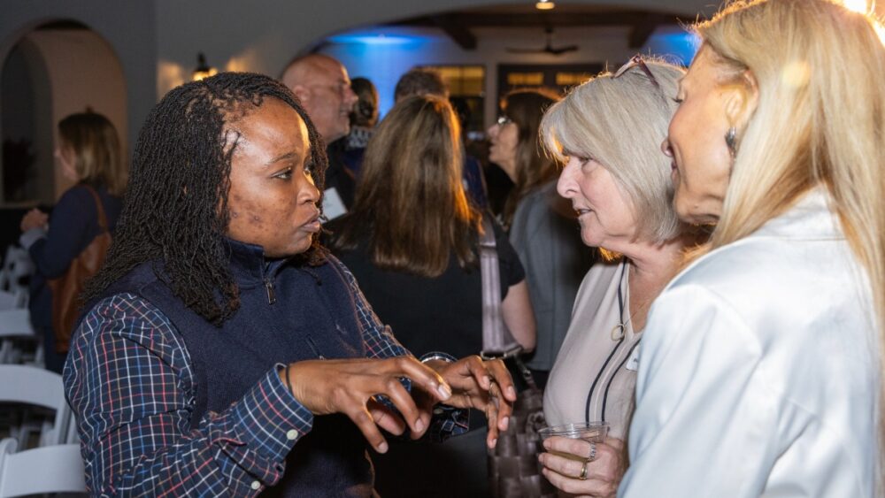Guests gather at Aqua at Westshore Yacht Club during TBBW’s CEO Connect event with Ashley Butler.