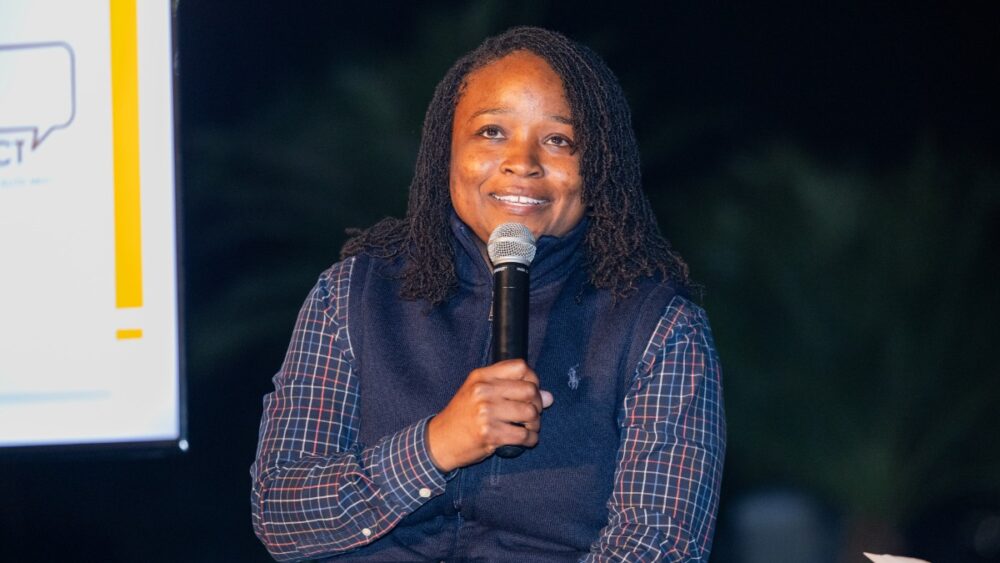 Guests gather at Aqua at Westshore Yacht Club during TBBW’s CEO Connect event with Ashley Butler.