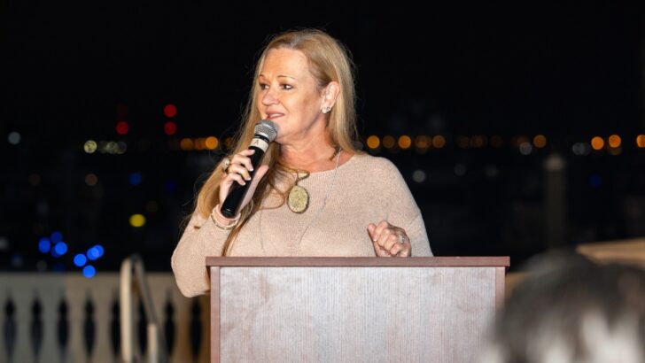 Guests gather at Aqua at Westshore Yacht Club during TBBW’s CEO Connect event with Ashley Butler.