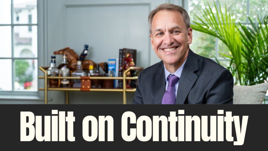 Nelson Castellano, managing shareholder at Trenam, seated in his Tampa home.
