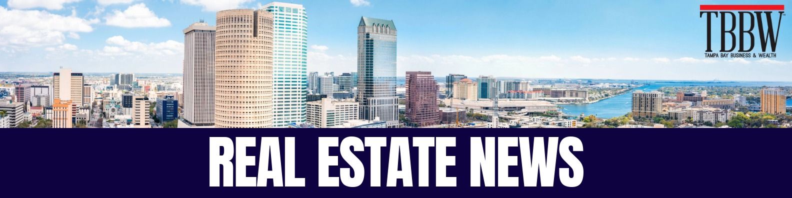 Aerial view of downtown Tampa skyline and Hillsborough River illustrating Tampa Bay’s real estate market