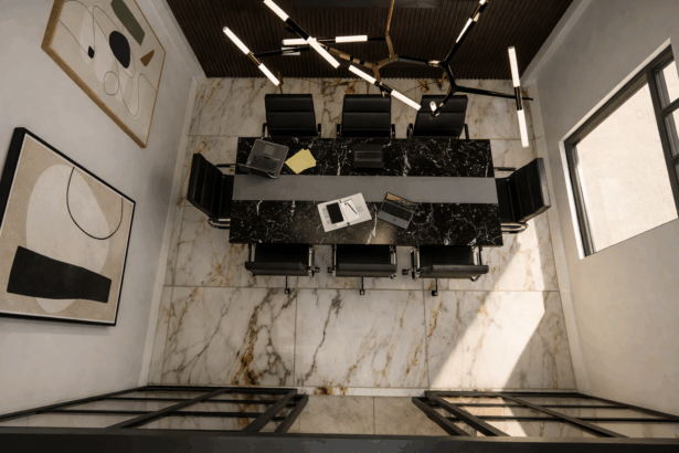 Interior renderings of Revive Design and Renovation’s planned Orlando showroom featuring kitchen, bath, and living space displays