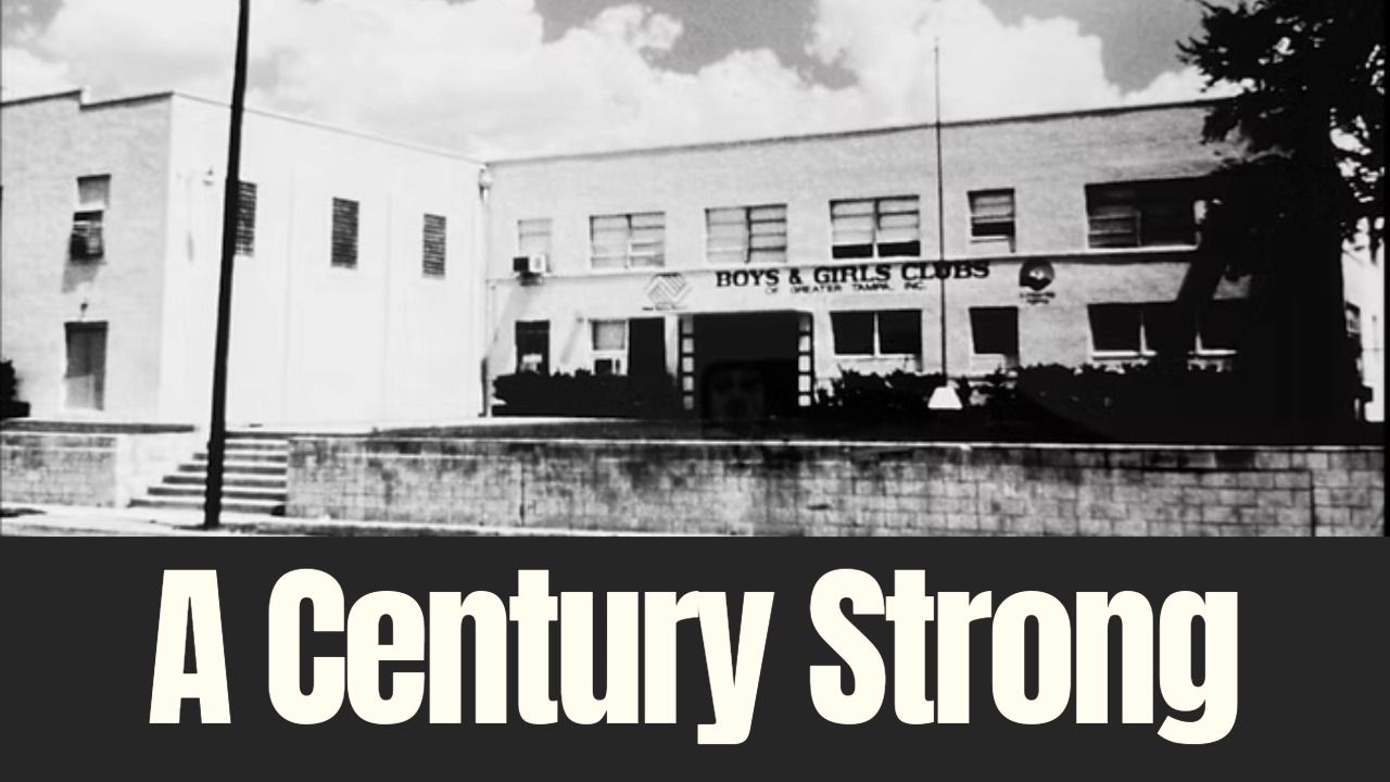 Historic Boys & Girls Club building in Tampa Bay, photographed in the early years of the organization.An early Boys & Girls Club site in Tampa Bay. Founded in 1926, the organization marks 100 years of youth development in 2026.