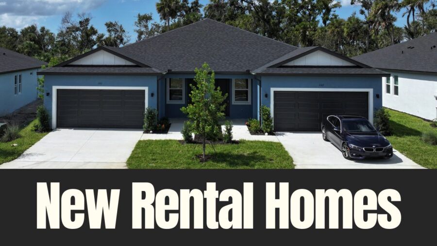 Newly built rental homes in Parrish near the I-75 corridor