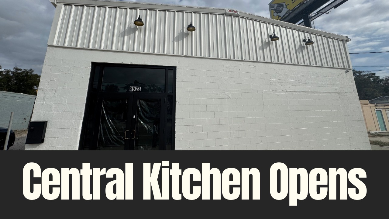 Exterior of Bavaro’s new central kitchen on North Nebraska Avenue used for bread, pasta and catering production.