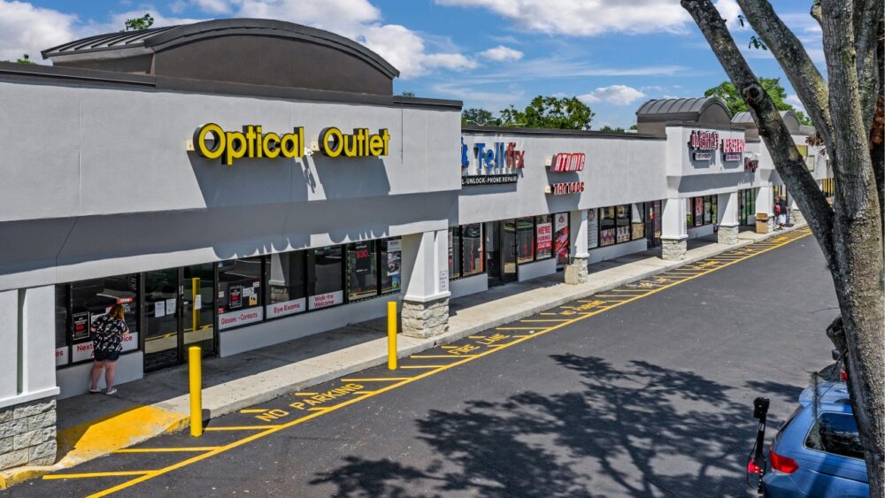 Storefronts at Fowler Shopping Plaza on East Fowler Avenue in Tampa