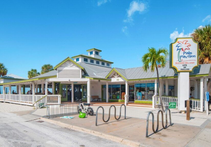 Palm Pavilion Restaurant on Clearwater Beach at 10 Bay Esplanade