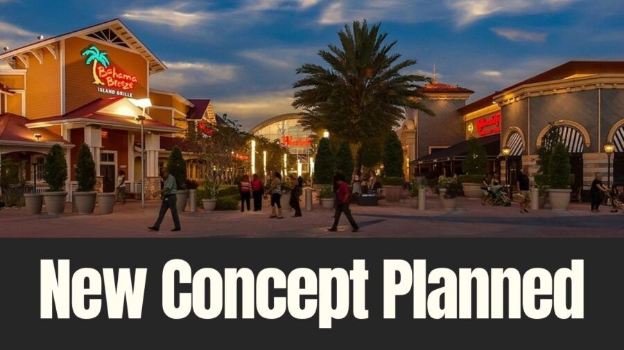 Exterior of a Bahama Breeze restaurant at a Tampa Bay shopping center, where the location is slated for conversion to a new restaurant concept.