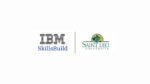 IBM SkillsBuild and Saint Leo University logos displayed side by side.