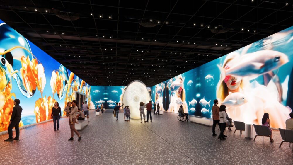 Dalí Museum immersive digital gallery rendering in St. Petersburg expansion
