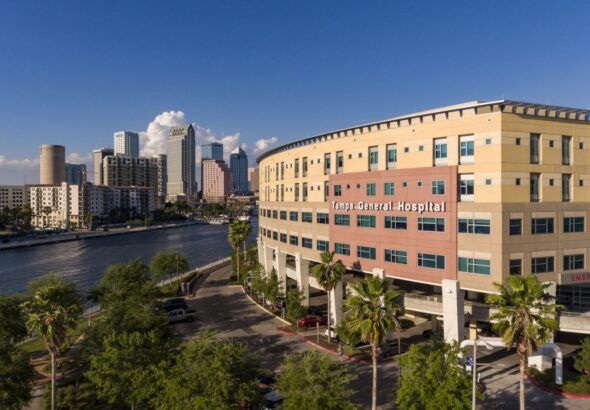 Tampa General Hospital on Davis Islands in Tampa, Florida