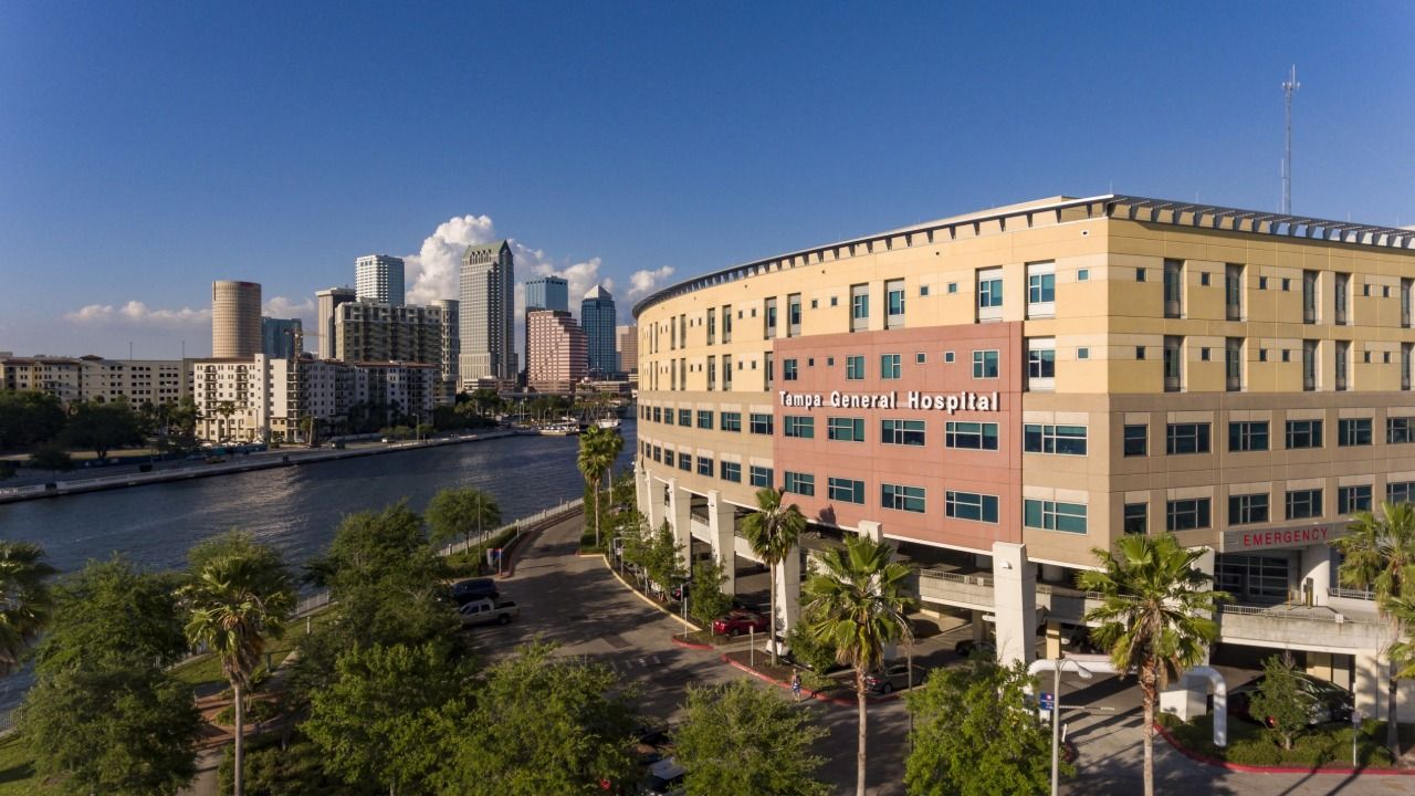 Tampa General Hospital on Davis Islands in Tampa, Florida