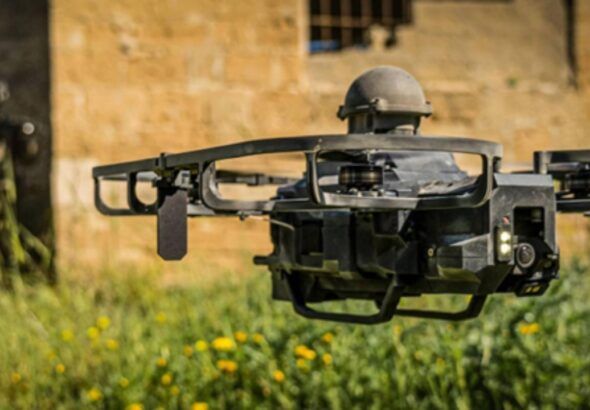 Tactical drone developed by XTEND designed for military and defense operations