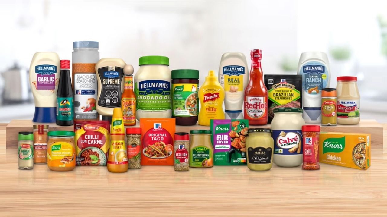 Packaged food brands from Unilever and McCormick, including Hellmann’s, Knorr and French’s products