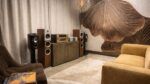 The Sound Attic statement listening room featuring high-end speakers, amplifiers and luxury audio equipment in Tampa.