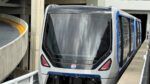 New Blue shuttle car at Tampa International Airport Airside transit system