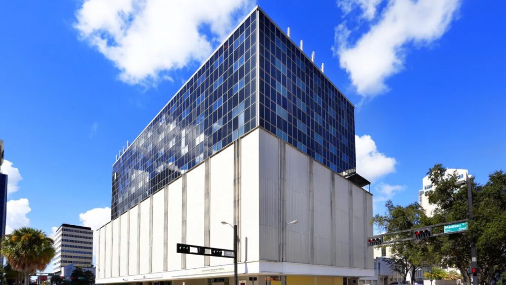 Madison Building, a 12-story office tower at 412 E. Madison St. in downtown Tampa