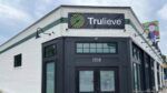 Exterior of a Trulieve medical cannabis dispensary with signage above the entrance
