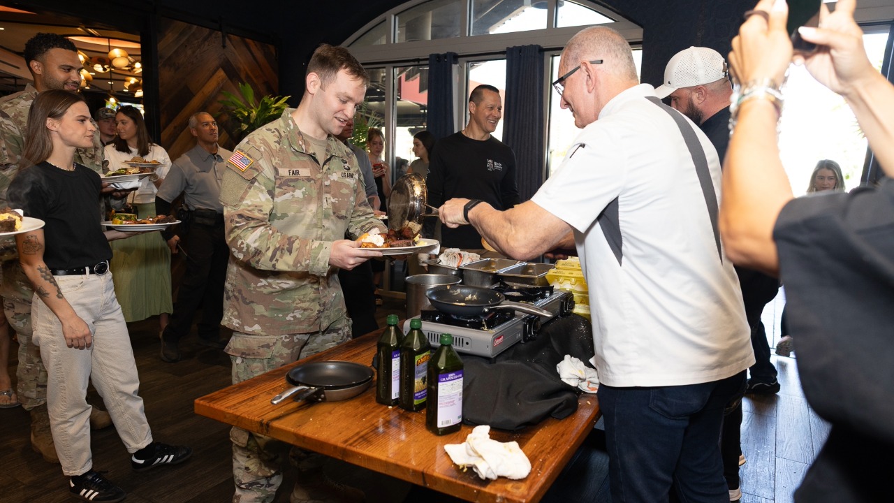 Robert Irvine did something unusual at the Tampa Bay Wine & Food Festival