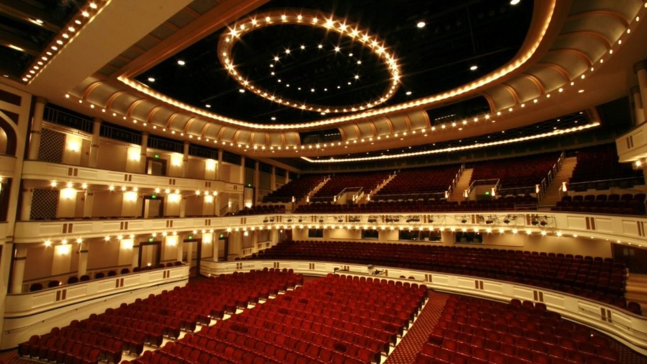 Interior view of the Mahaffey Theater in downtown St. Petersburg