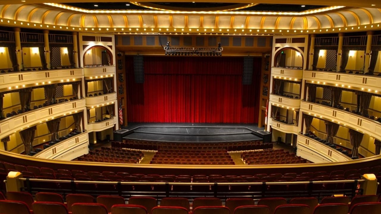 Interior view of Mahaffey Theater in downtown St. Petersburg