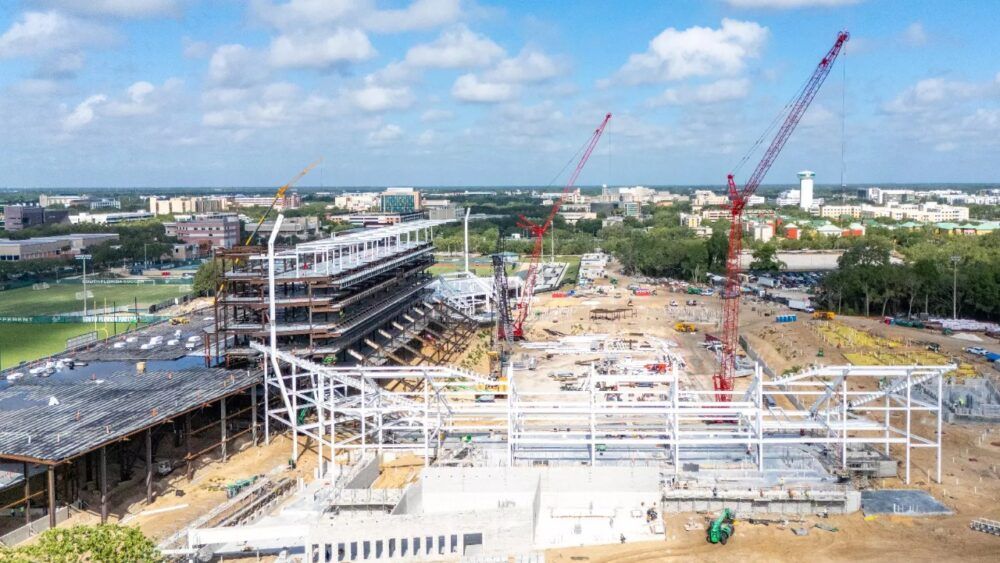 USF stadium construction fuels $210 million in Florida work