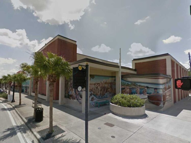 Former Pasco County Health Department building at Main and Bank streets in downtown New Port Richey.