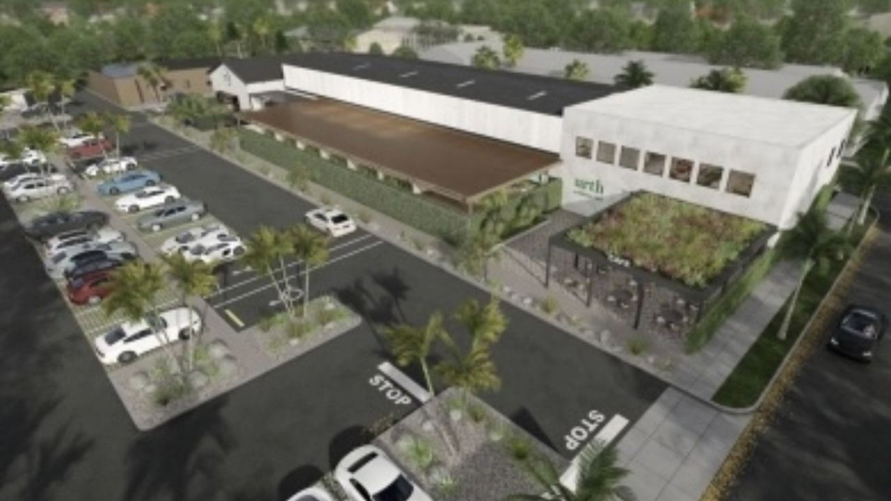Rendering of the proposed wellness campus at Cass United on West Cass Street in Tampa.