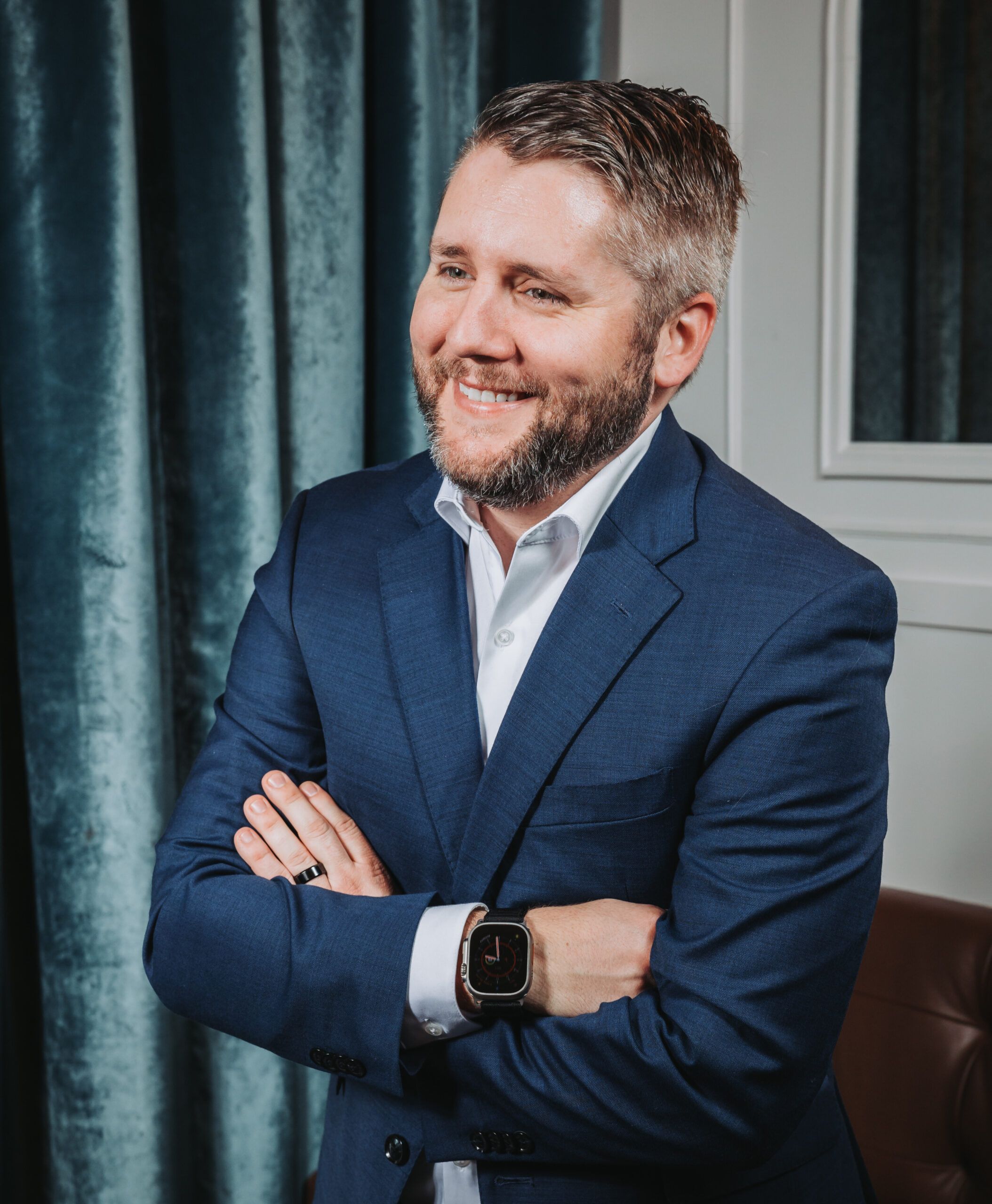 Headshot of Kyle King, chief executive officer of Cru Hospitality Group
