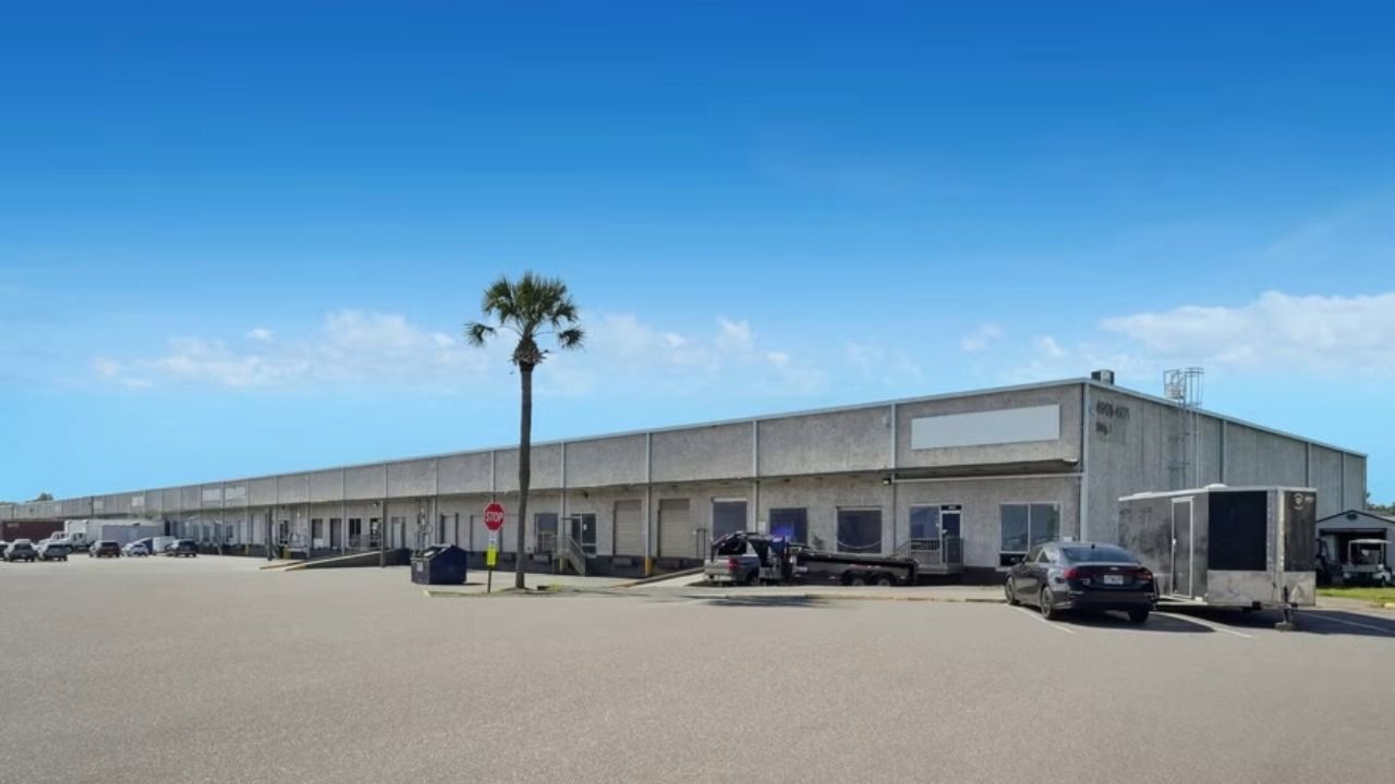 Industrial warehouse building in East Tampa's Link Logistics portfolio at 1212 N. 50th St.