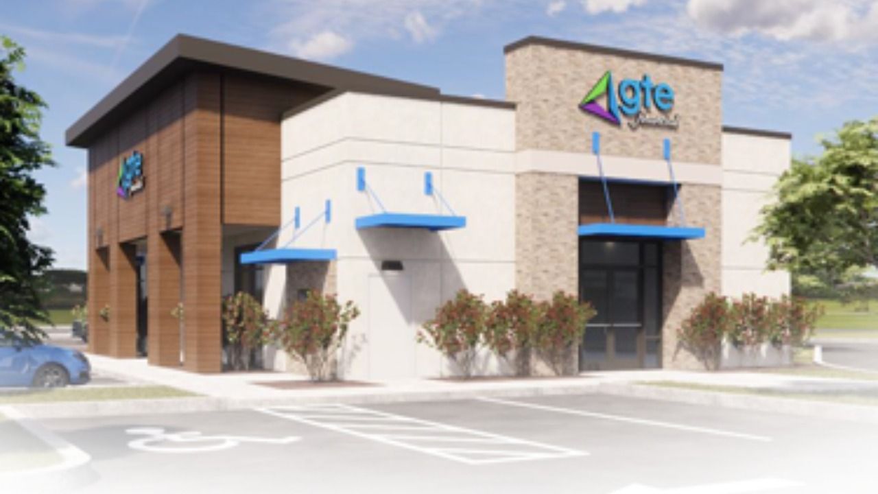 Rendering of GTE Financial's new Community Financial Center in New Port Richey, which replaced the credit union's former Hudson branch.